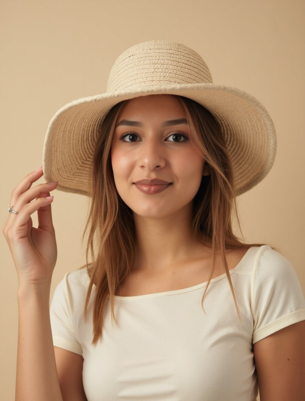 Sombrero Marfil